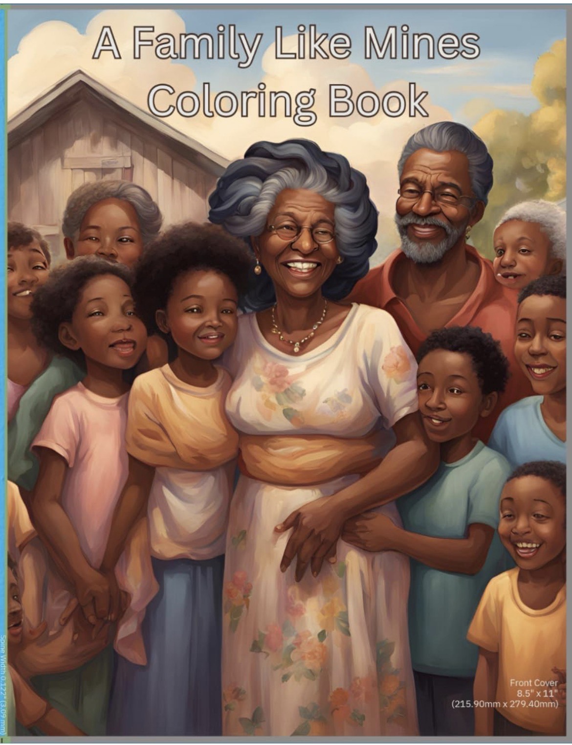 "A Family Like Mines Coloring Book"